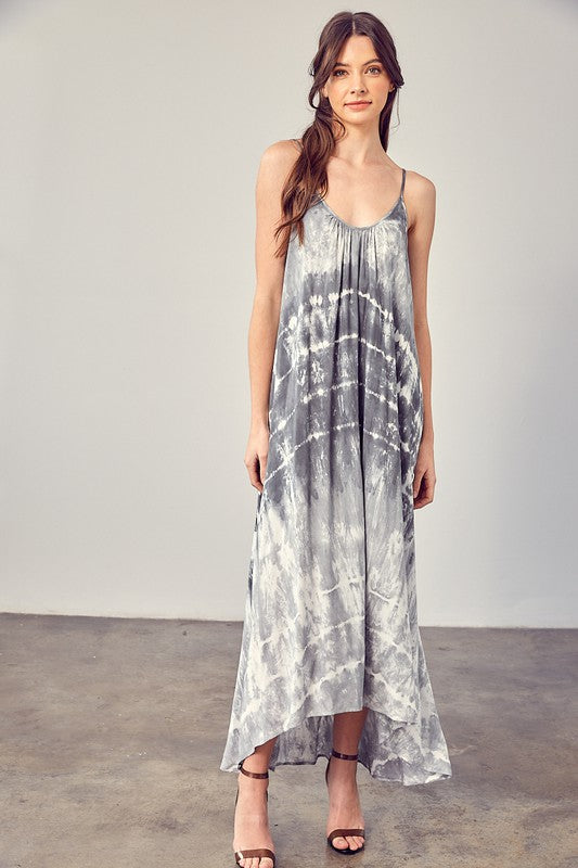 Tie-Dye Cami Maxi Dress